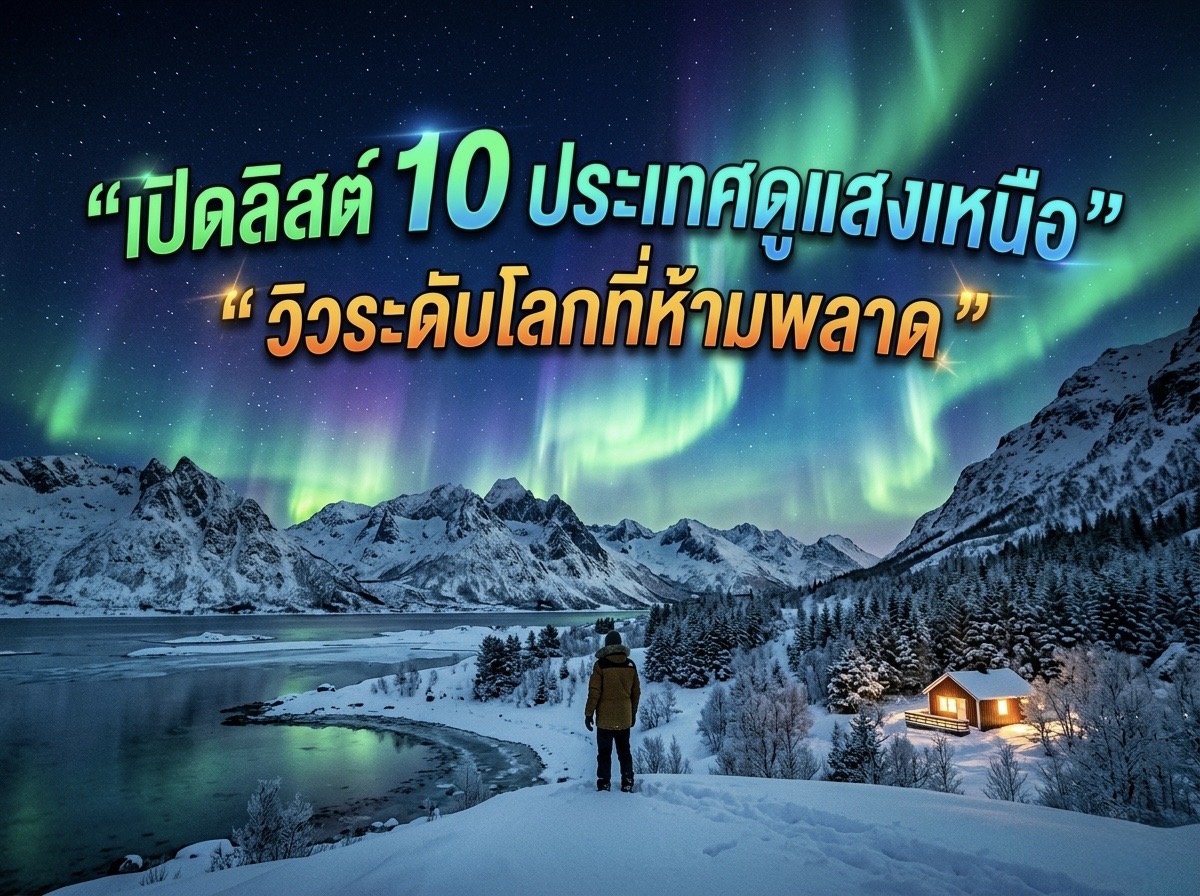 เปิดลิสต์ 10 ประเทศดูแสงเหนือ วิวระดับโลกที่ห้ามพลาด