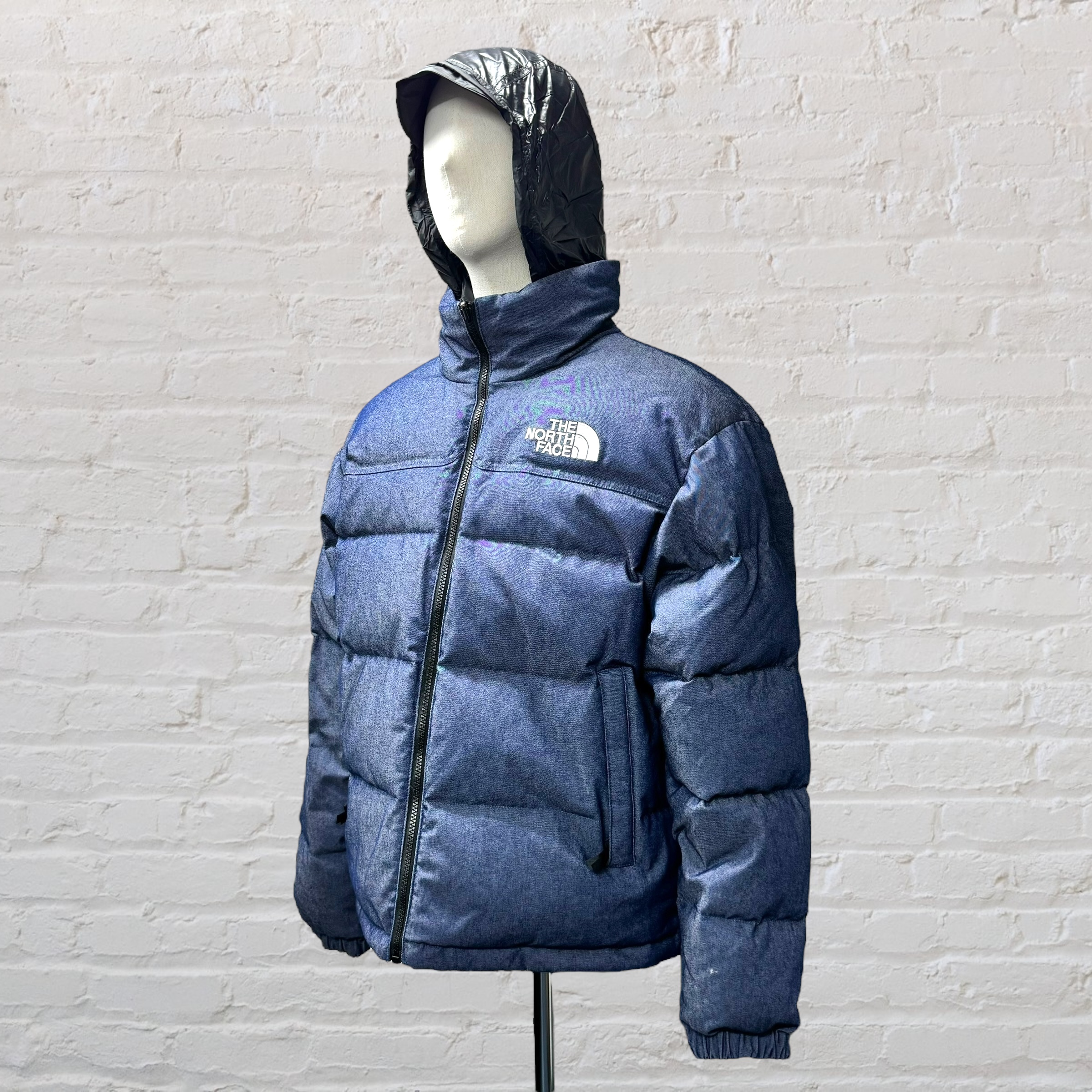 THE NORTH FACE NUPTSE 92 REVERSIBLE DENIM JACKET