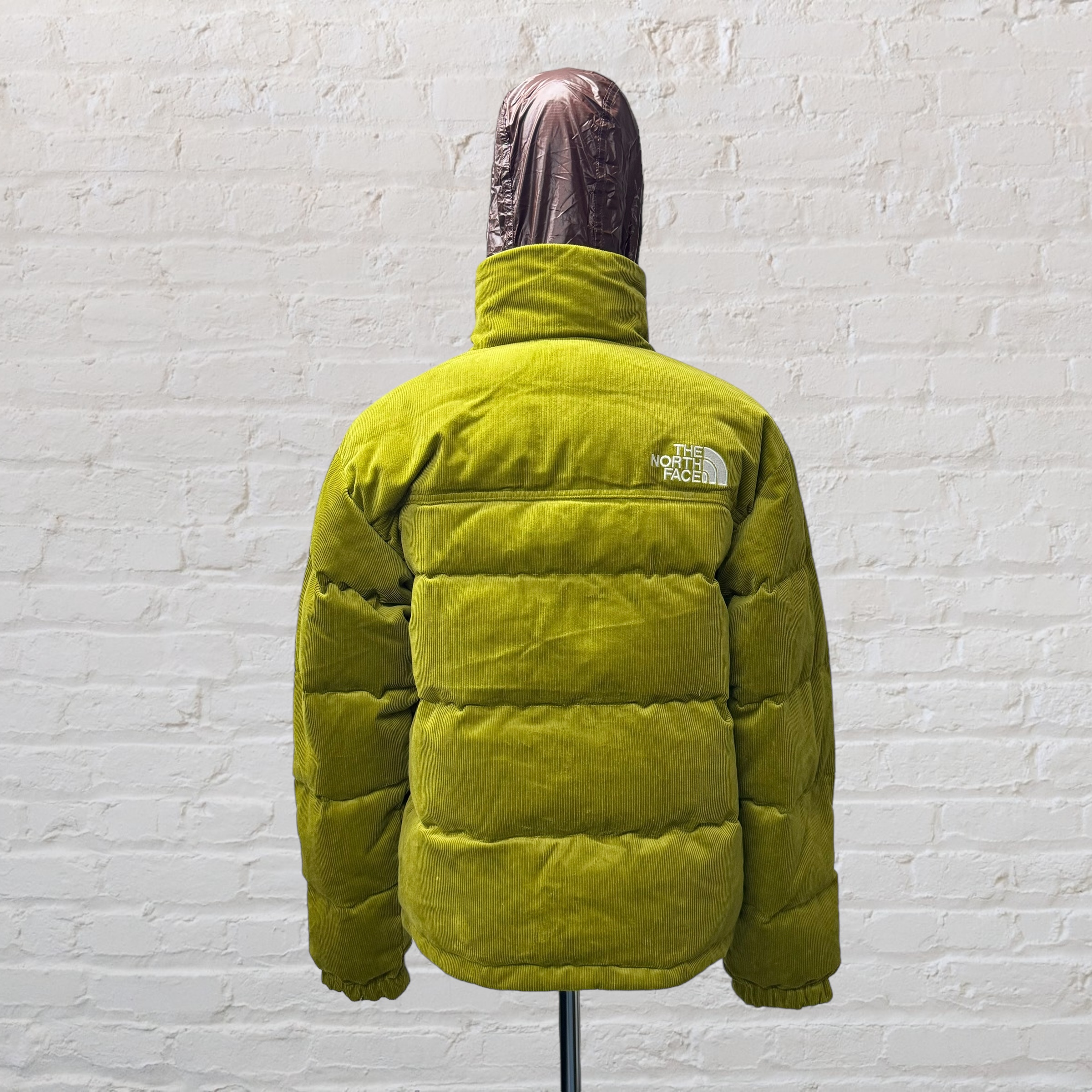 THE NORTH FACE LOGO-EMBROIDERED CORDUROY PADDED JACKET