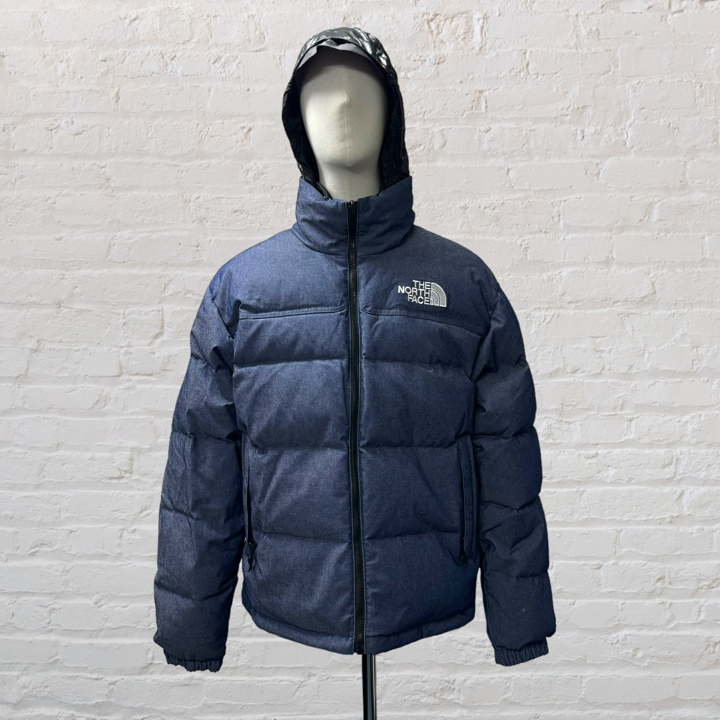 THE NORTH FACE NUPTSE 92 REVERSIBLE DENIM JACKET
